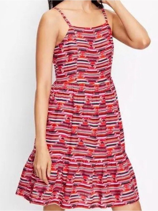 LOFT Dresses & Skirts - LOFT Ikat Smocked Back Knee length Western Sundress